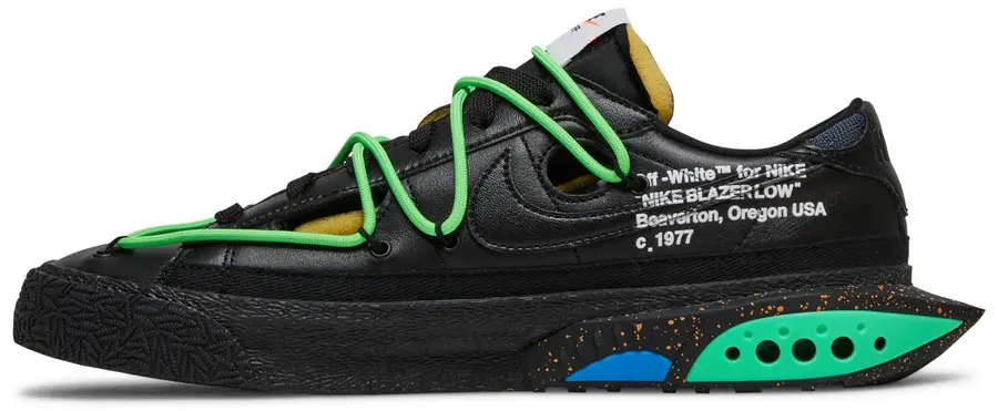 Nike Blazer Low Off-White Black Electro Green