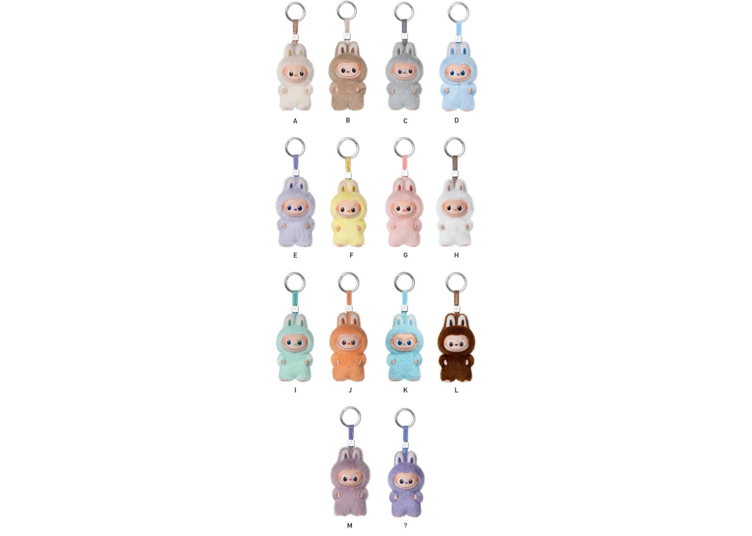 Pop Mart Labubu The Monsters Pin for Love Series Vinyl Plush Pendant (A-M) Sealed Case (14 Blind Box)
