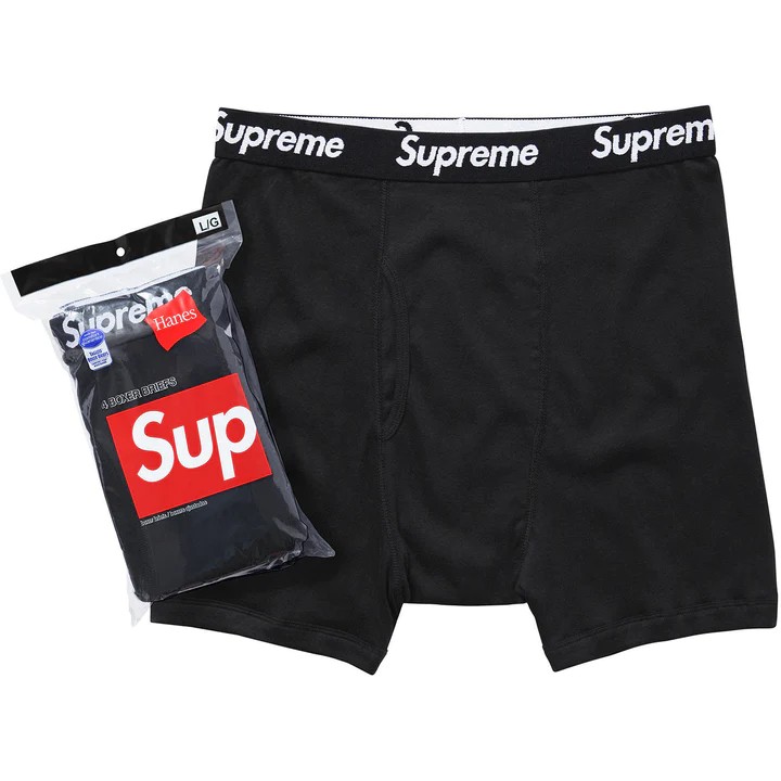 Supreme X Hanes Boxer Briefs (4 Pack)