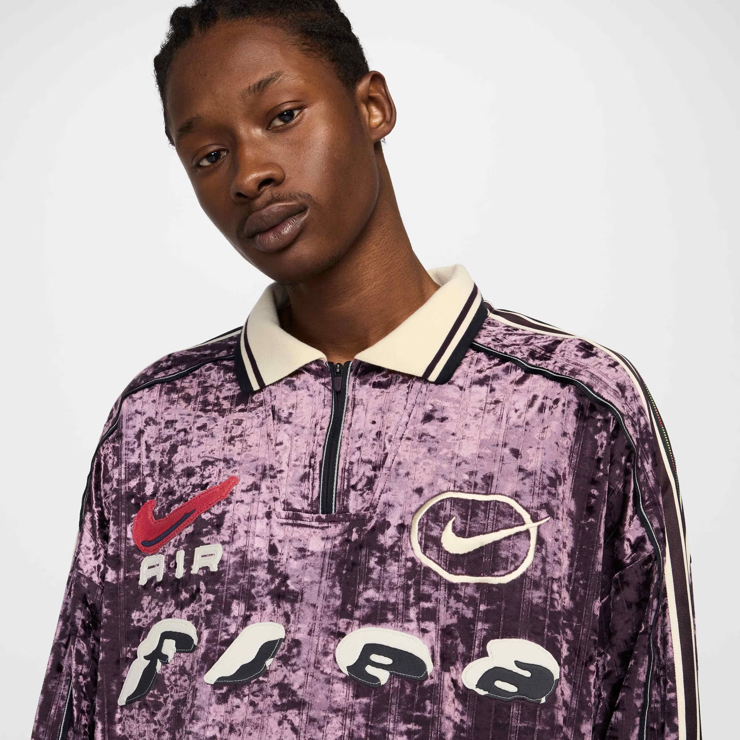 Cactus Plant Flea Market CPFM x Nike Flea Soccer Jersey Burgundy Ash