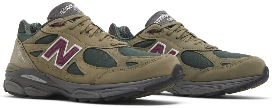 New Balance 990v3 MiUSA Teddy Santis Green Purple