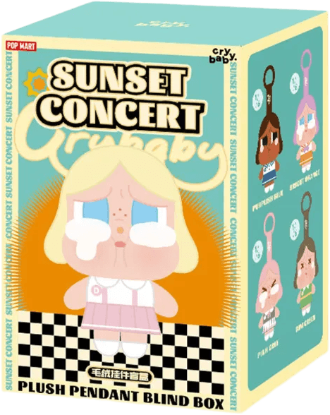 Pop Mart CryBaby Sunset Concert Series Plush Pendant Blind Box