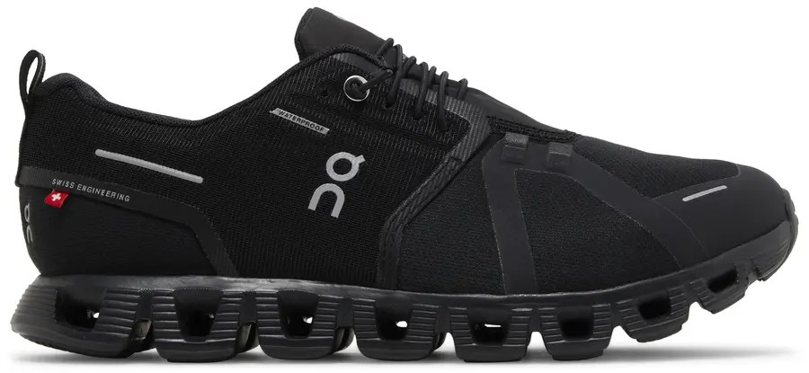 On Running Cloud 5 Waterproof All Black