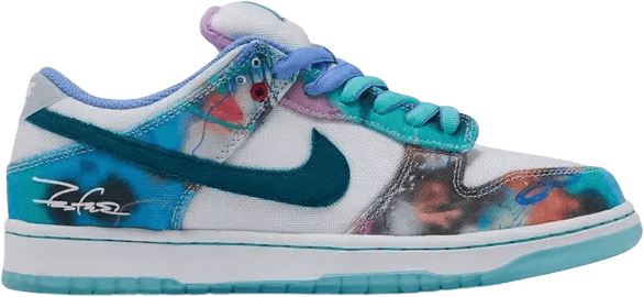 Futura Laboratories x Dunk Low SB Bleached Aqua