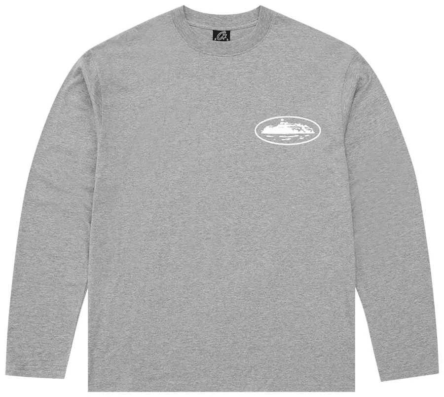 Corteiz OG Island Long-Sleeve Tee 'Grey'