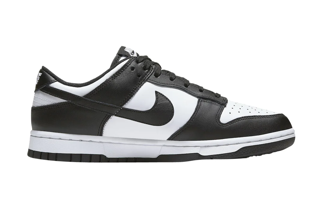 dunk low white black gs