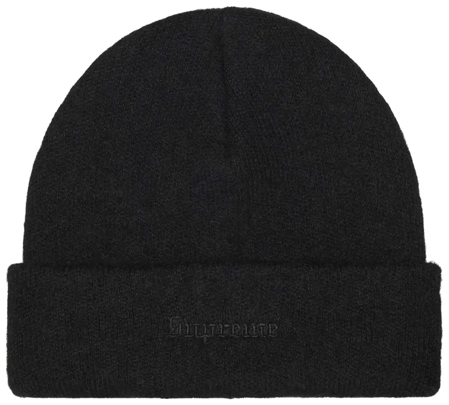 Supreme Mohair Beanie 'Black'