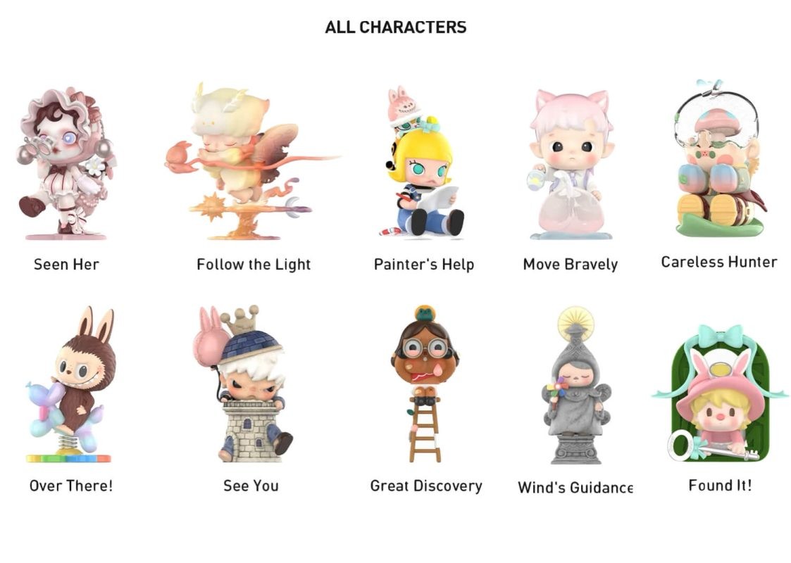 Pop Mart Finding Mokoko Series Figures Blind Box