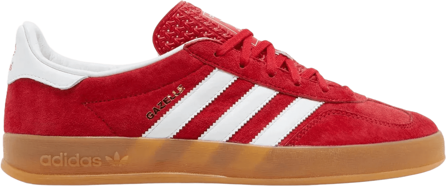 Adidas Gazelle Scarlet Cloud White