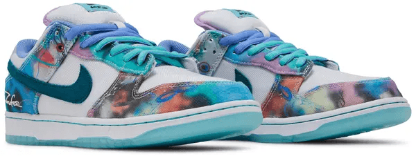 Futura Laboratories x Dunk Low SB Bleached Aqua