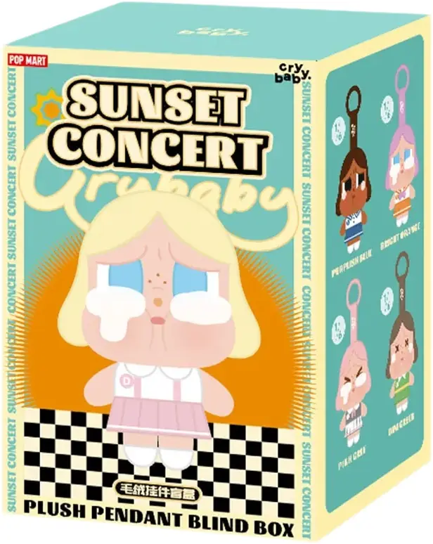 Pop Mart CryBaby Sunset Concert Series Plush Pendant Blind Box