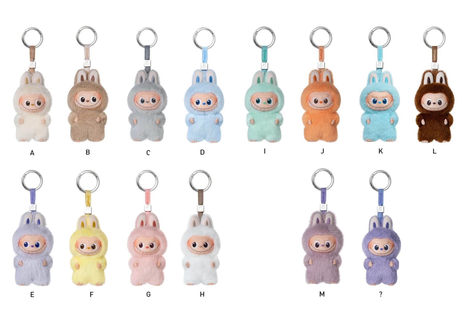 Pop Mart Labubu The Monsters Pin for Love Series Vinyl Plush Pendant (A-M) Single Blind Box
