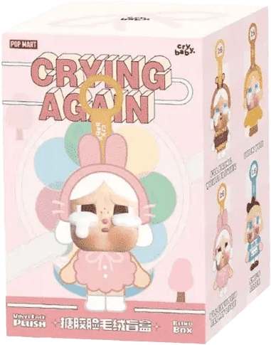 POP MART CRYBABY Crying Again Series-Vinyl Face Plush Blind Box