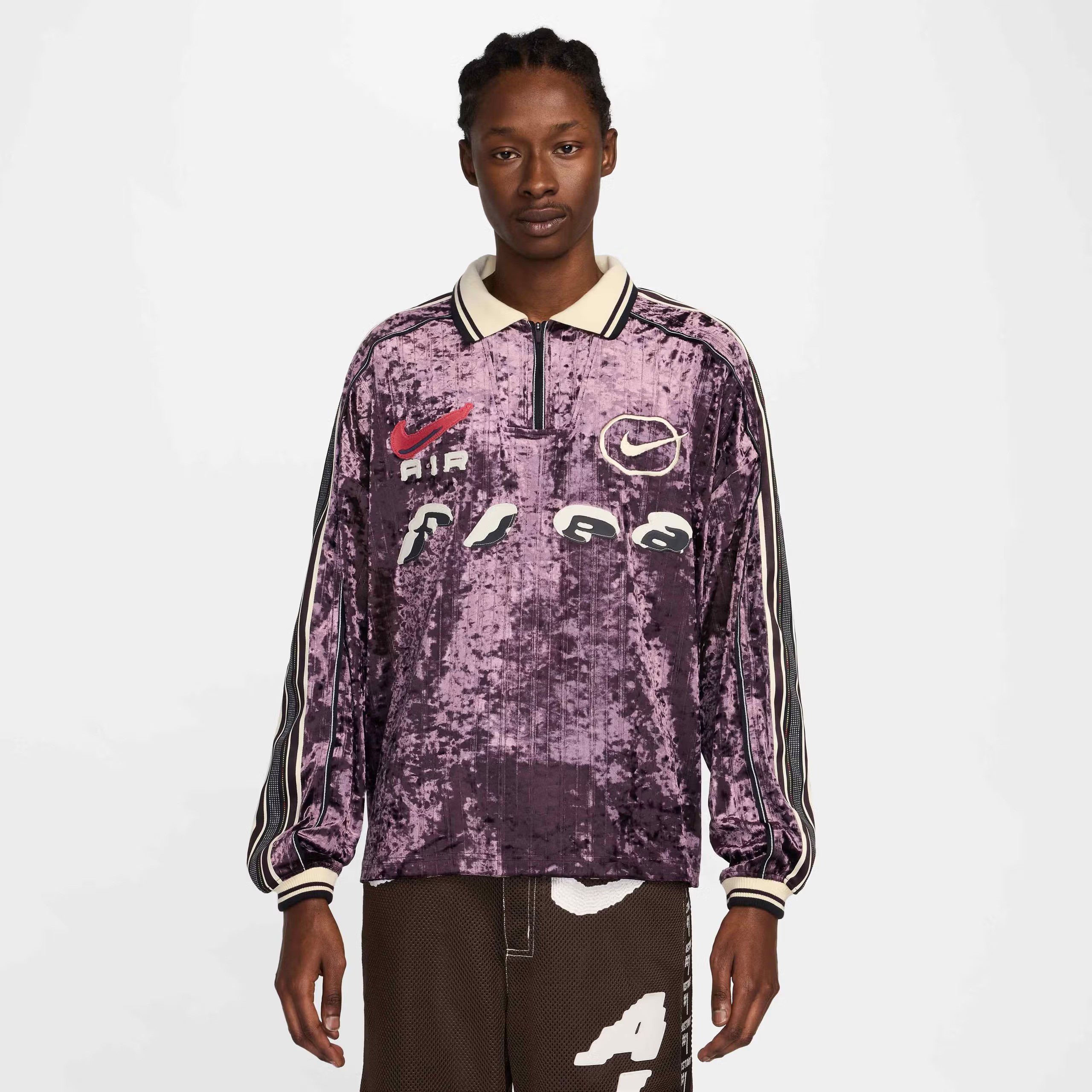 Cactus Plant Flea Market CPFM x Nike Flea Soccer Jersey Burgundy Ash