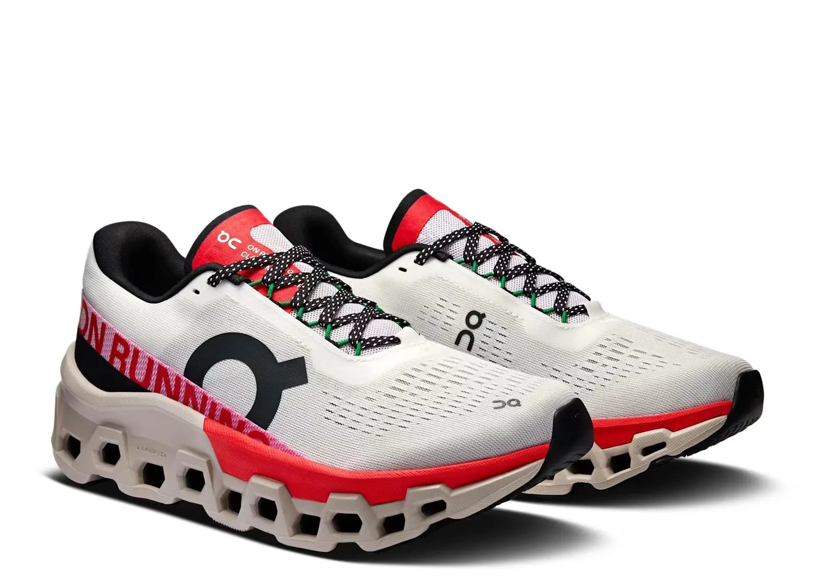 On Running Cloudmonster 2 Ivory Silver Red (Women's)
