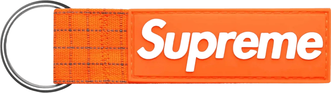 Supreme Ripstop Keychain Orange