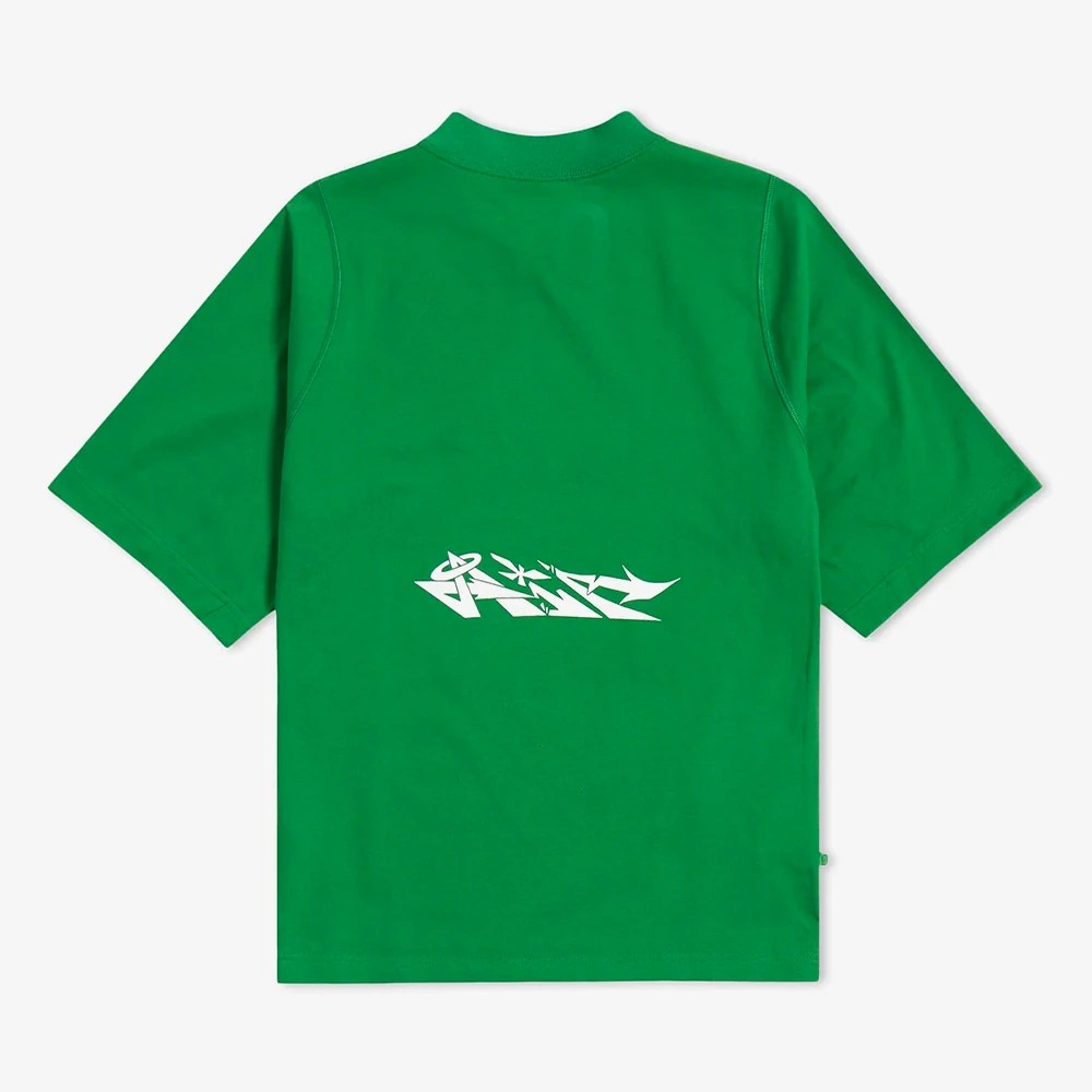 Green nike clearance top