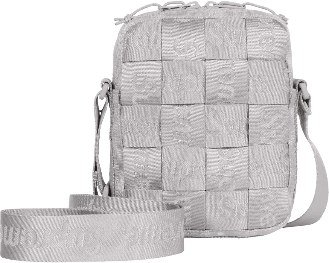 Supreme Woven Shoulder Bag (SS24) Grey