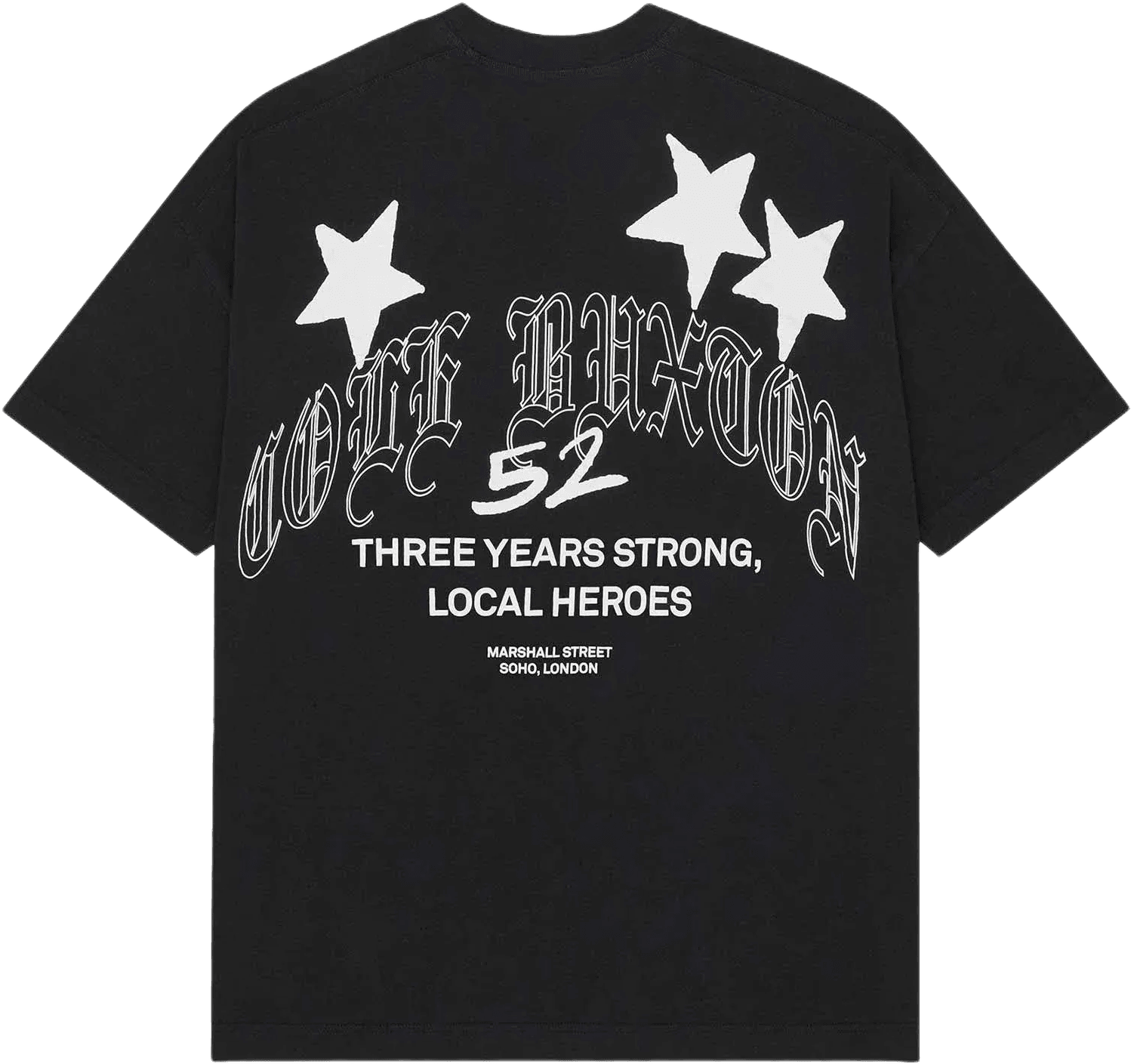 Cole Buxton ANNIVERSARY T-SHIRT Vintage Black