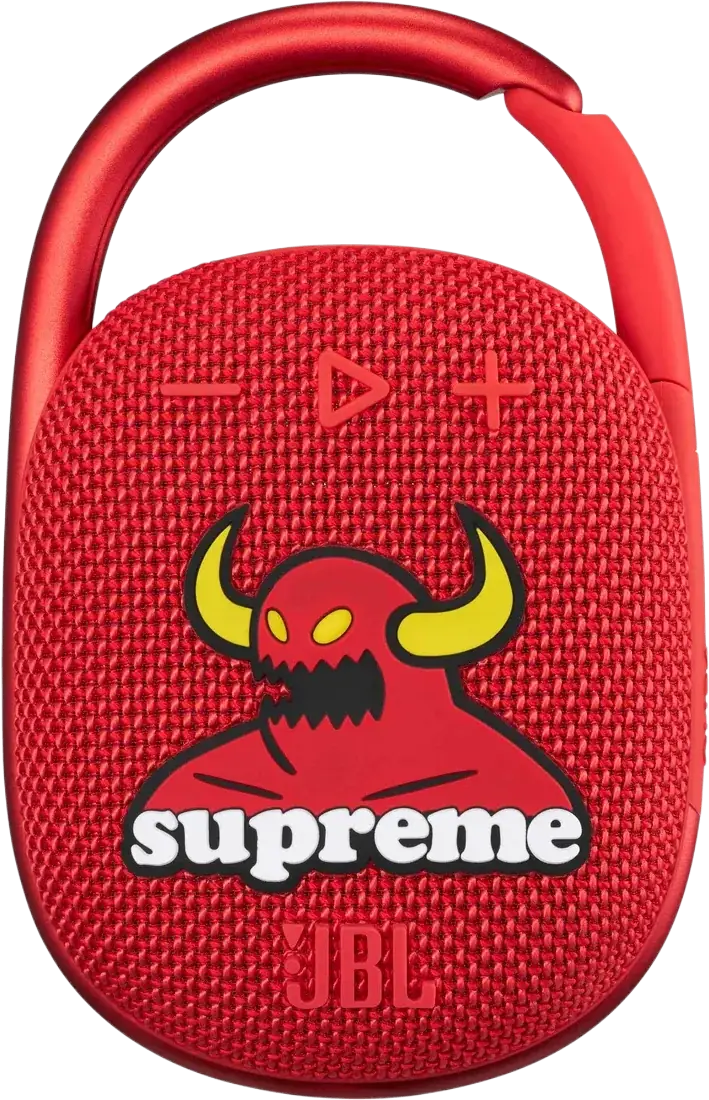 Supreme Toy Machine JBL Clip Red