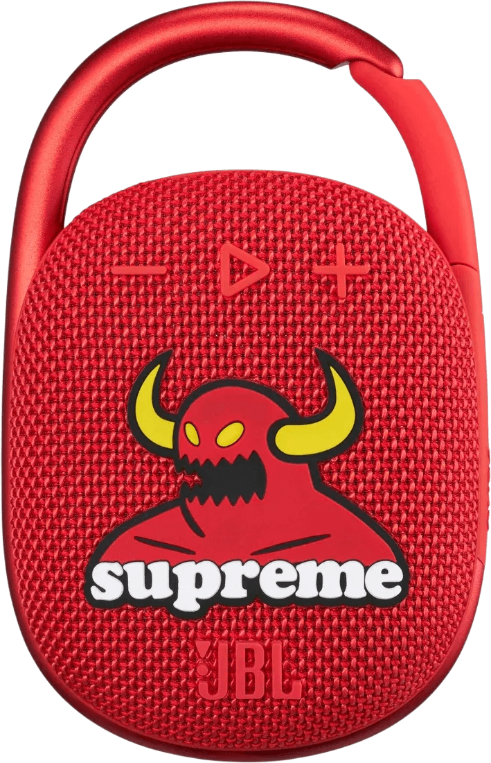 Supreme Toy Machine JBL Clip Red