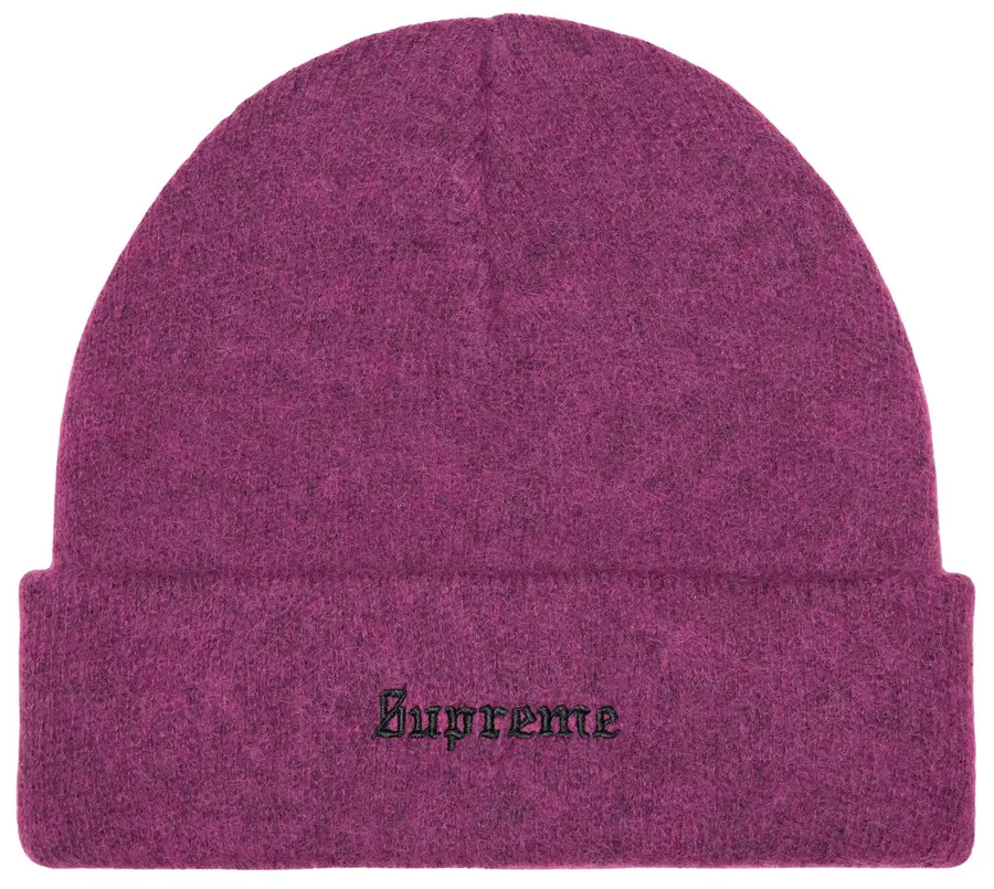 Supreme Mohair Beanie 'Plum'
