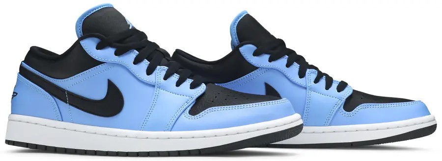 Jordan 1 Low University Blue Black (No Box)