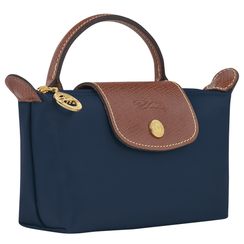 Longchamp Le Pliage Original XS Handbag Navy - Recycled canvas