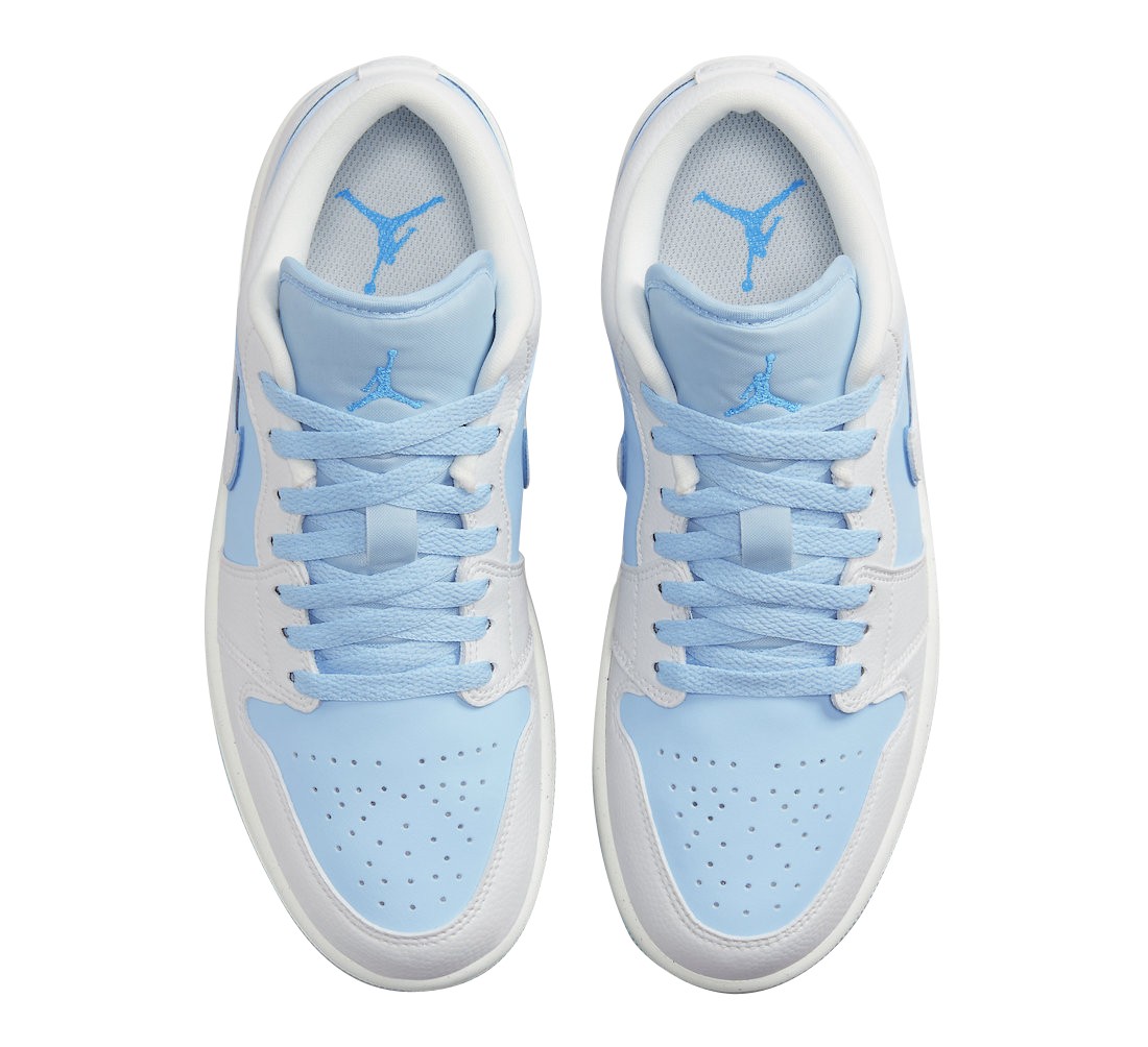 Air Jordan 1 Low Reverse Ice Blue (W)