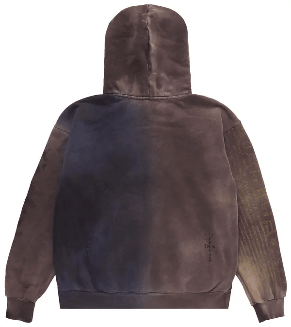 Nike FC Barcelona x Cactus Jack Split-Dye Crest Hoodie Brown