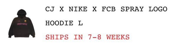 Nike FC Barcelona x Cactus Jack Spray Logo Hoodie Blue