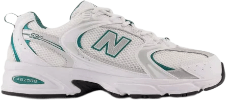 New Balance 530 White Silver Green