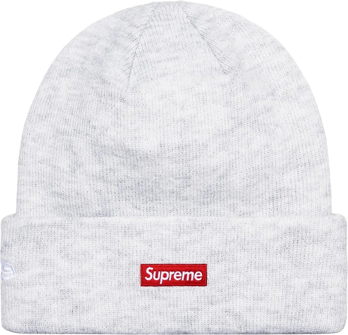 Supreme New Era S Logo Beanie Grey