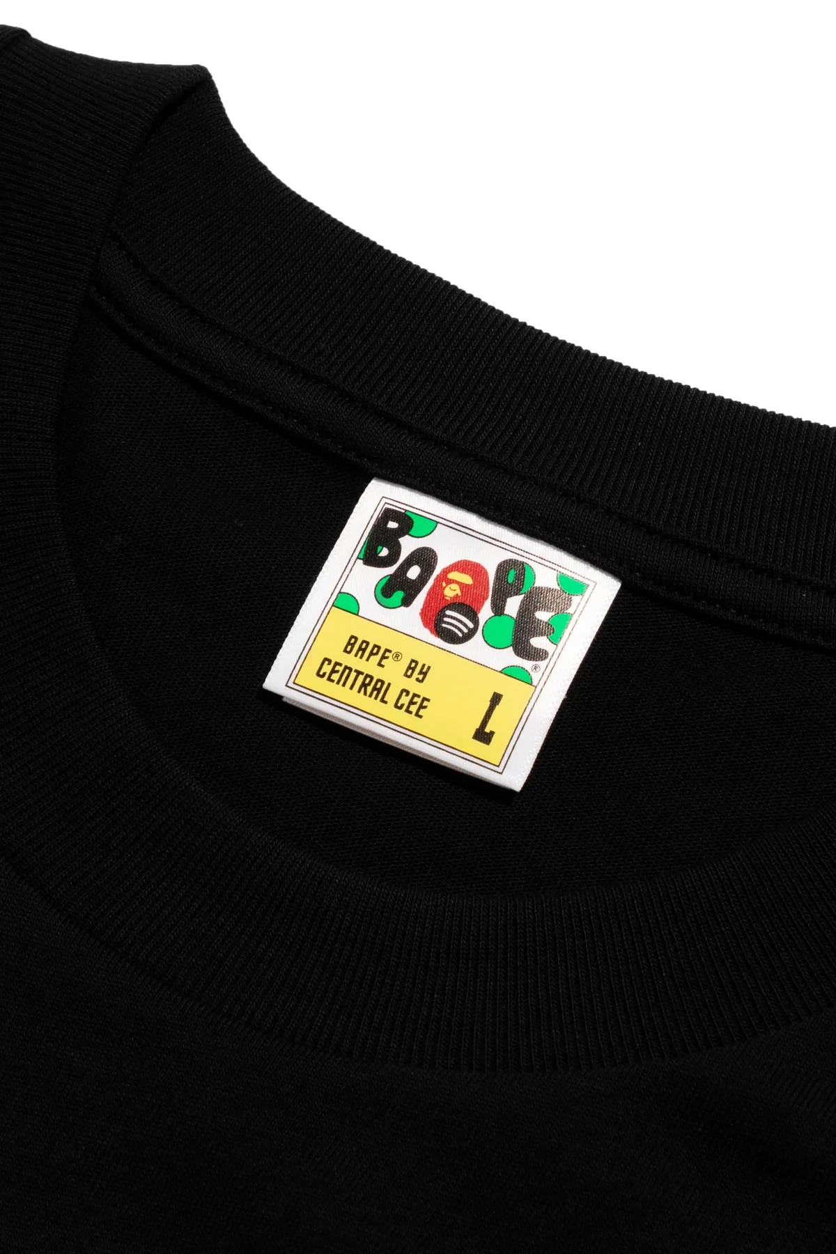 Syna BAPE x SPOTIFY by CENTRAL CEE BABY MILO RELAXED FIT TEE - BLACK