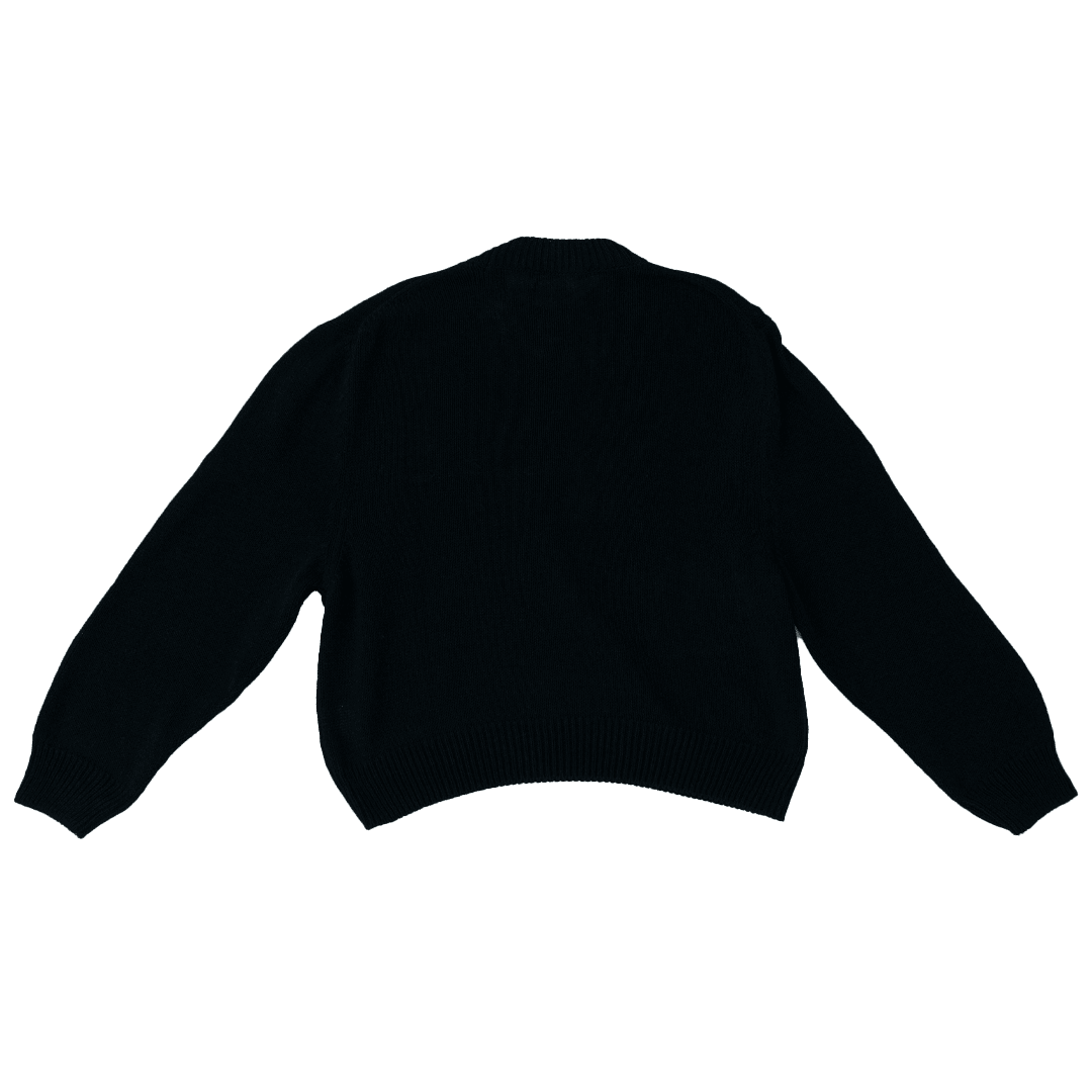 Cole Buxton Cotton Knit Black