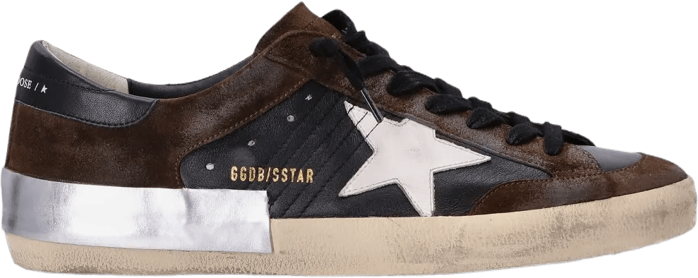 Golden Goose Super-Star nappa and suede upper leather star nappa heel