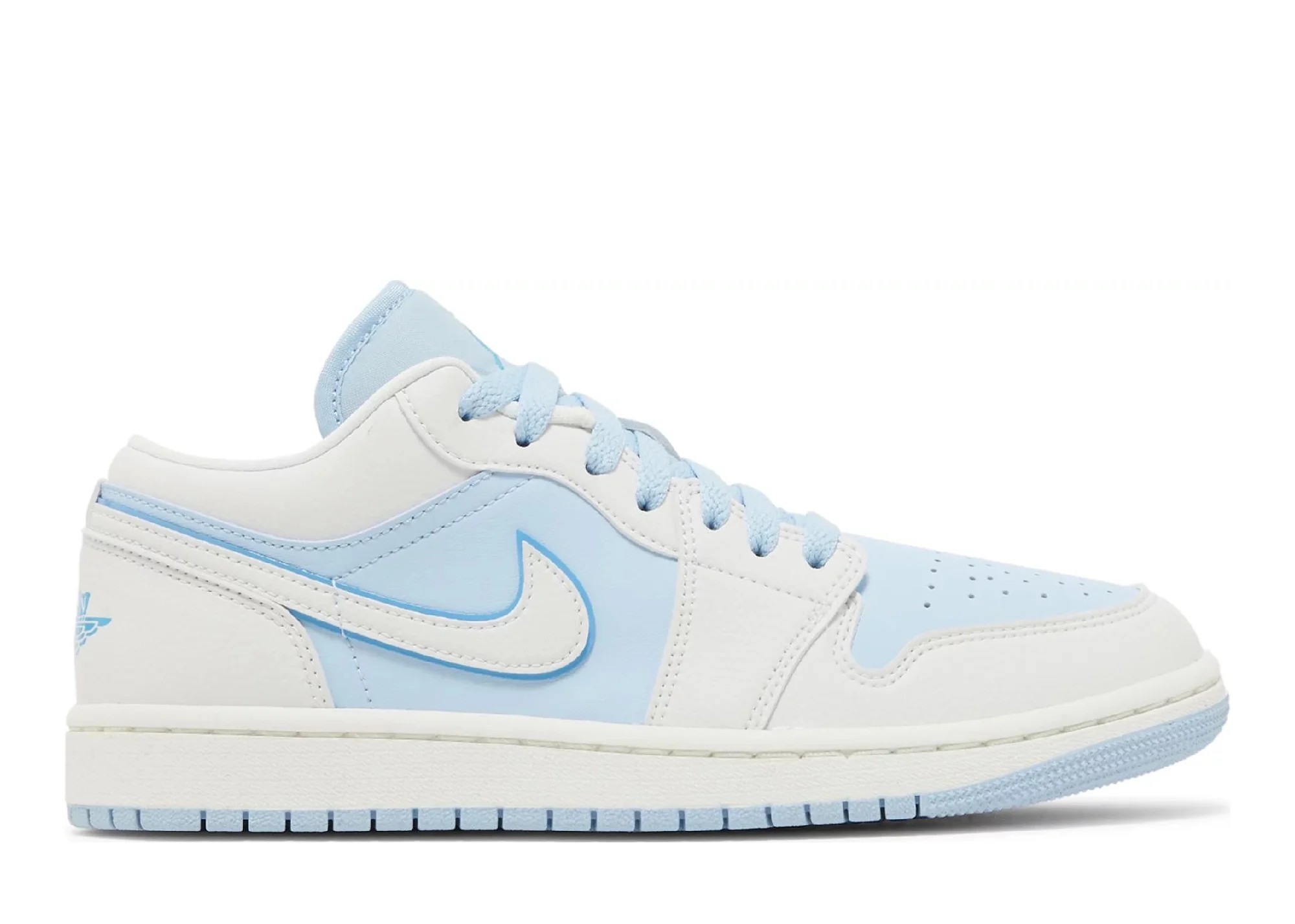 Air Jordan 1 Low Reverse Ice Blue (W)