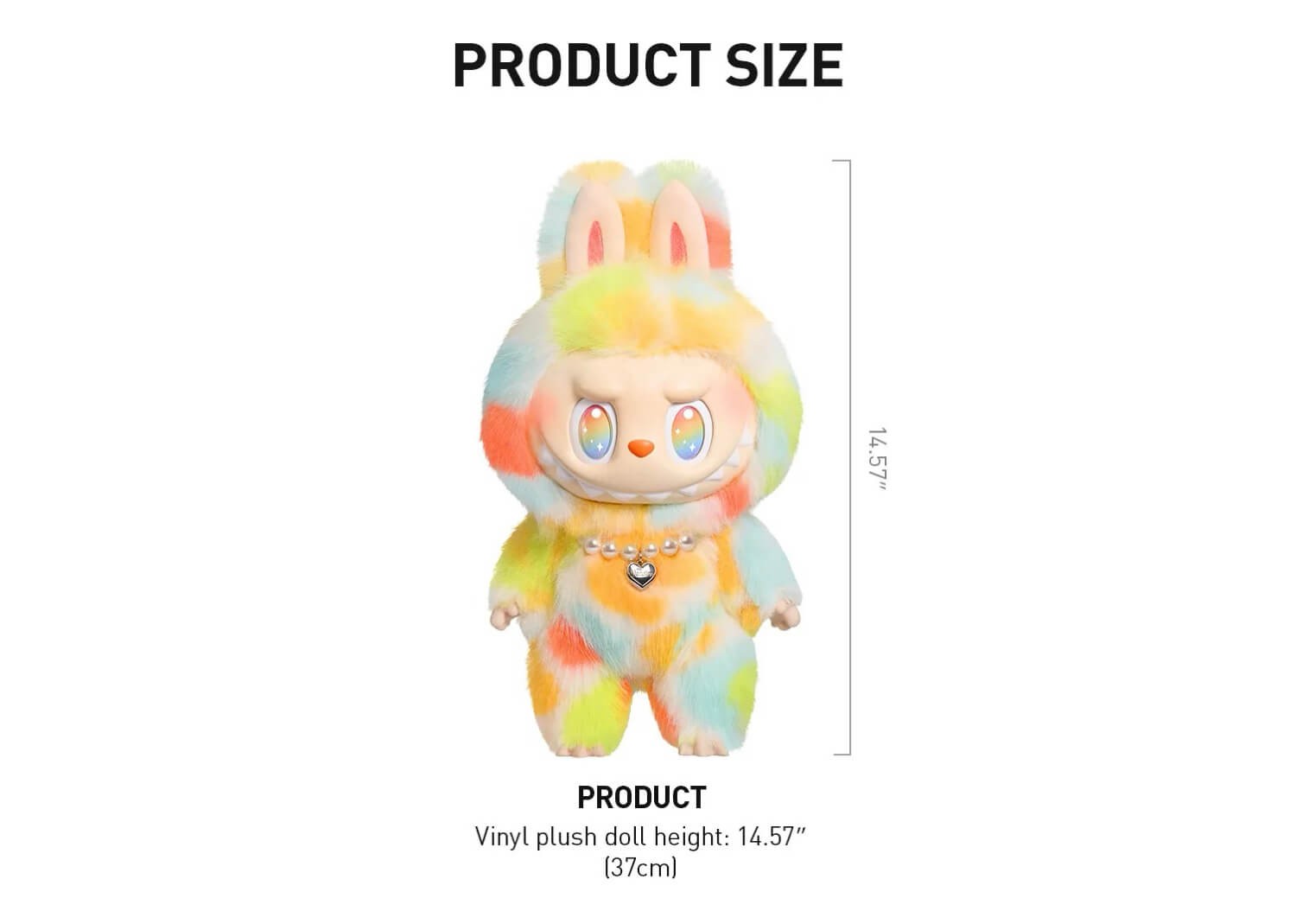Pop Mart Labubu The Monsters Big into Energy Series Rock The Universe Vinyl Plush Doll
