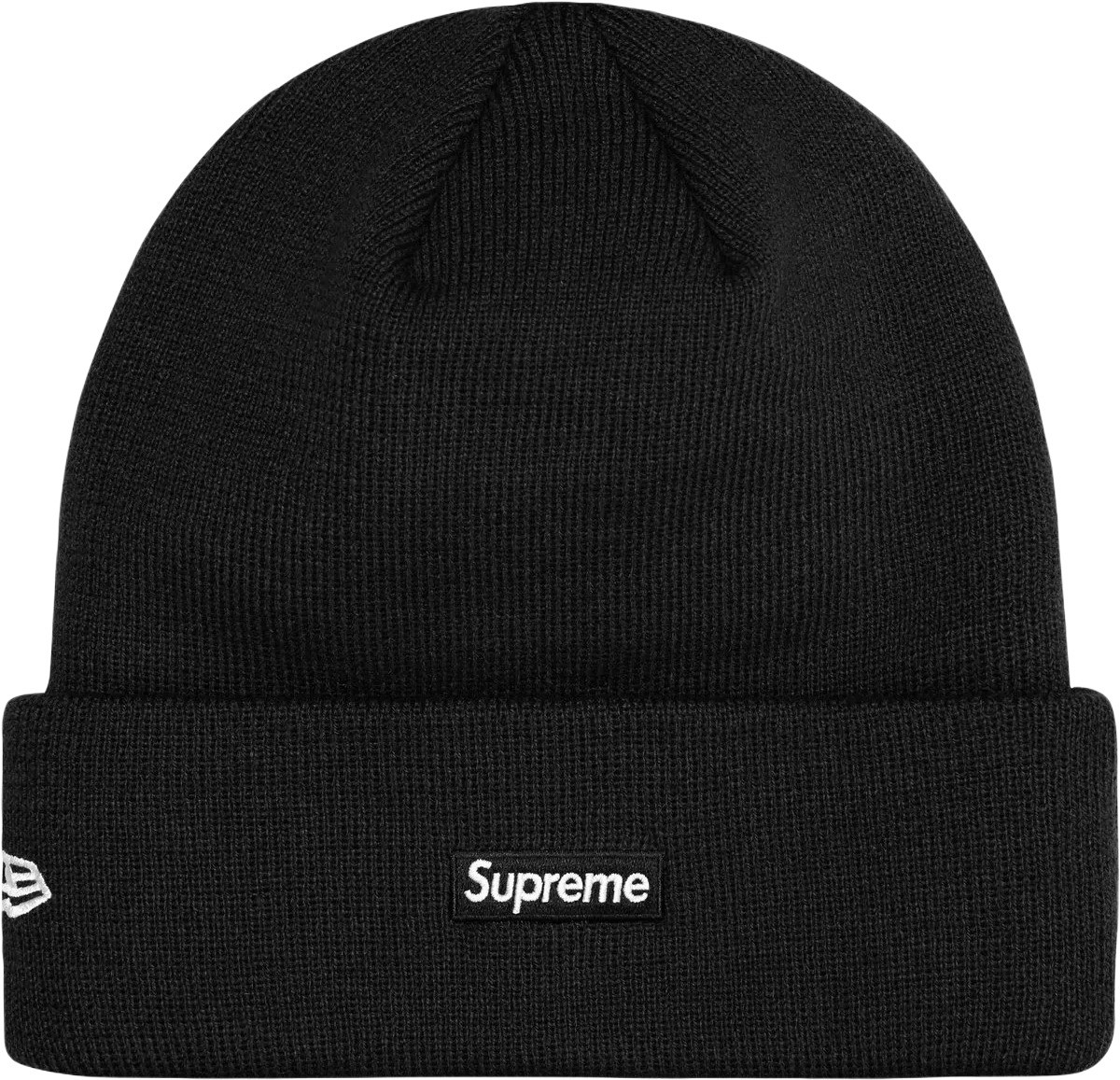 Supreme New Era S Logo Beanie Black