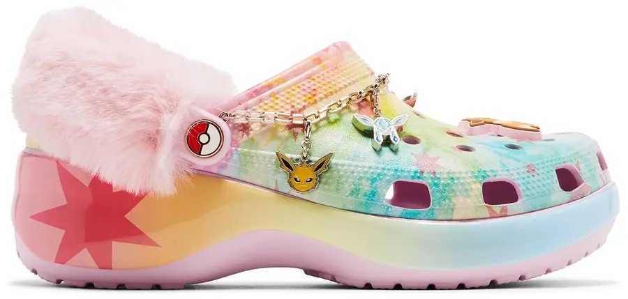 Crocs Classic Platform Clog Pokémon Eevee (Women's)