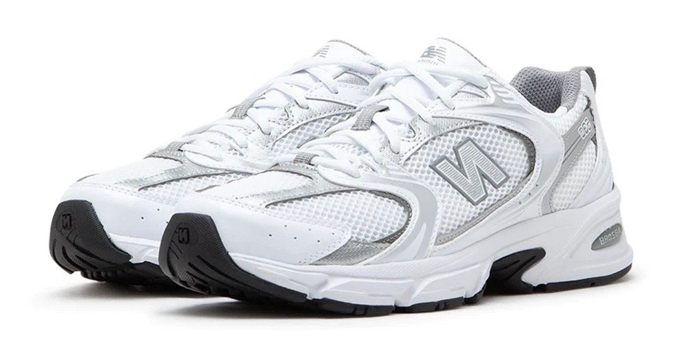 New Balance 530 White Silver Metallic