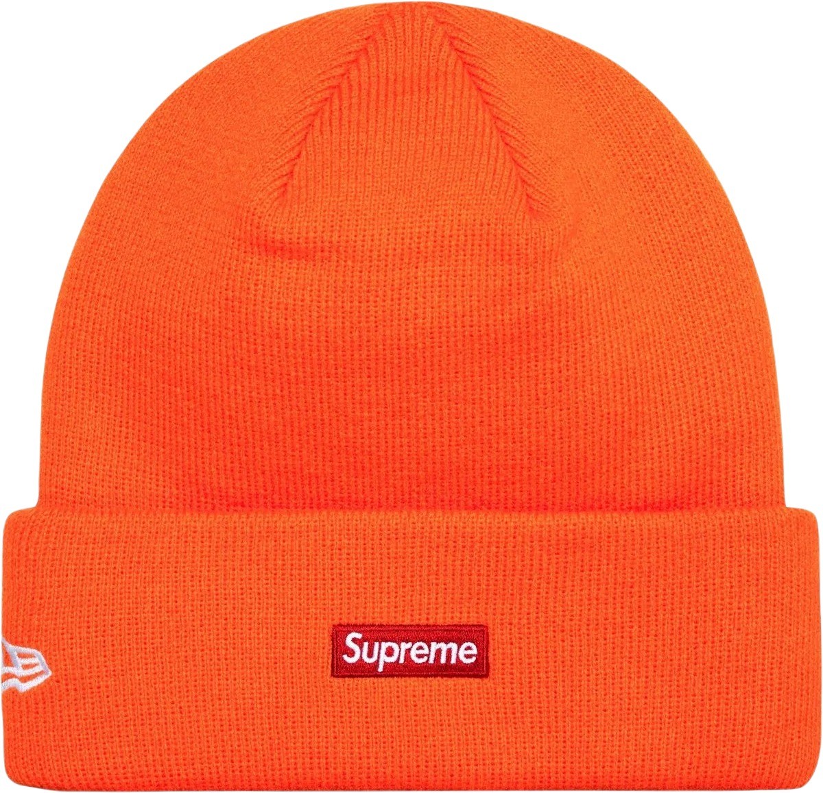Supreme New Era S Logo Beanie Orange