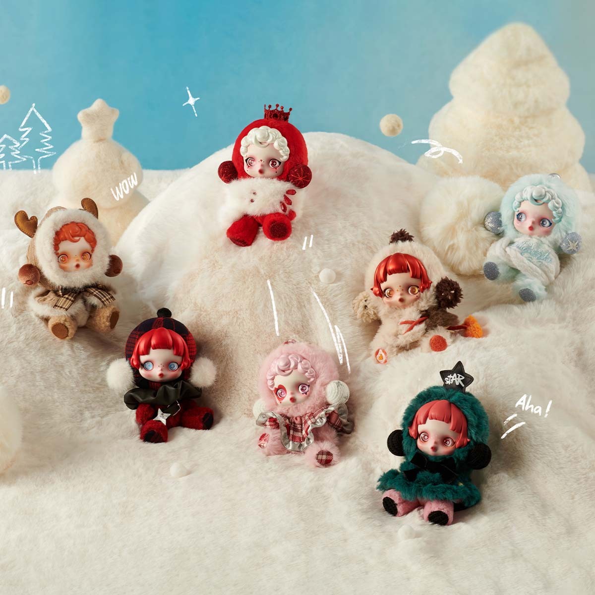 Pop Mart SKULLPANDA Winter Symphony Series Single Blind Box