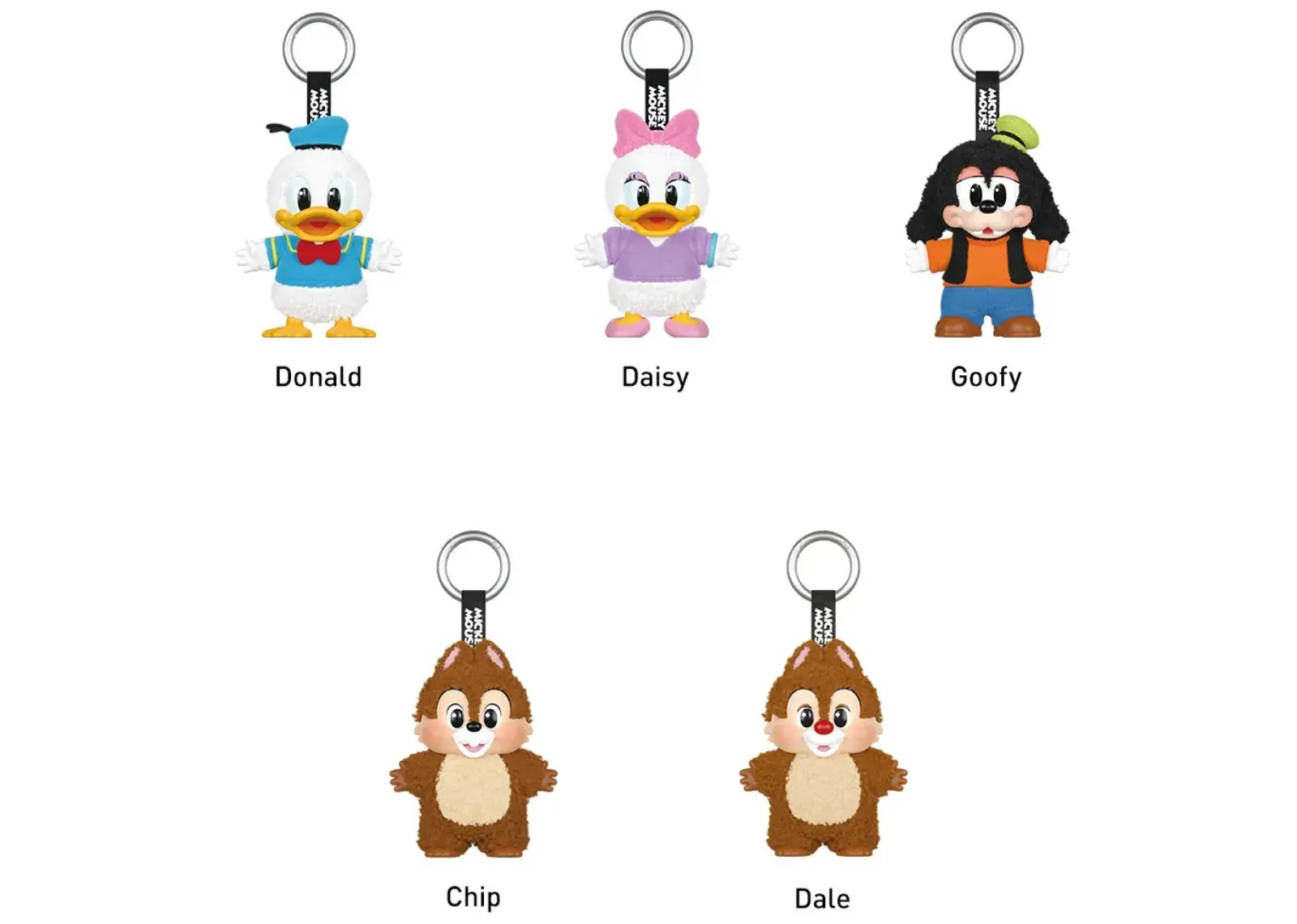 Pop Mart Disney Mickey Family Together Series Plush Keychain Single Blind Box