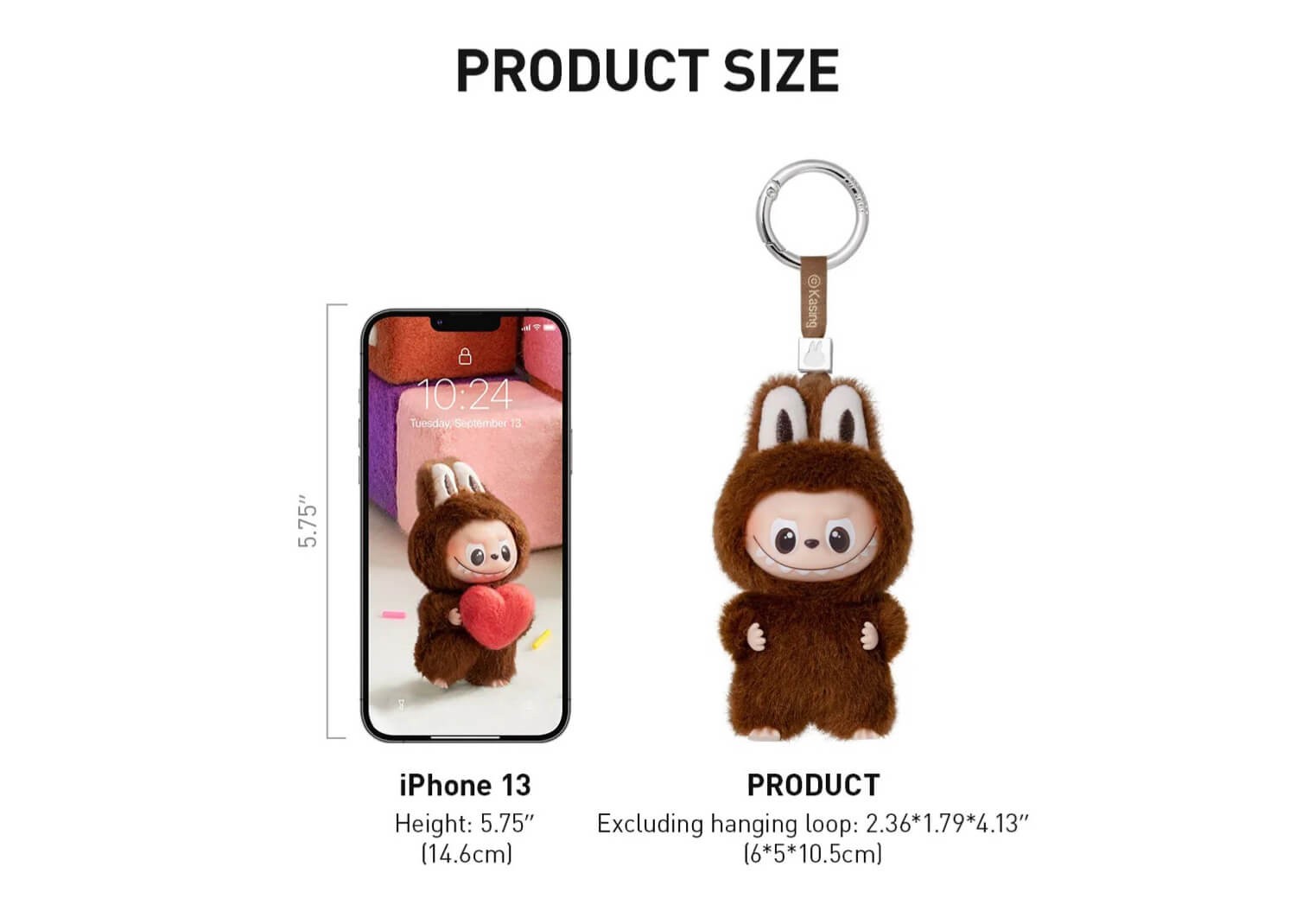 Pop Mart Labubu The Monsters Pin for Love Series Vinyl Plush Pendant (A-M) Single Blind Box