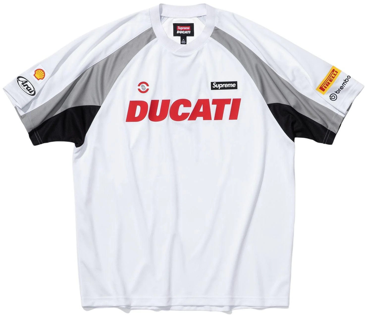 Supreme Ducati Soccer Jersey White