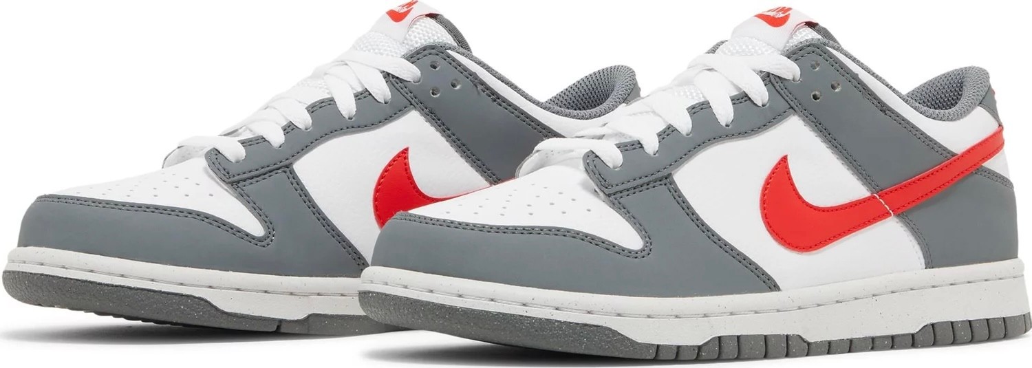 Nike Dunk Low Next Nature GS 'Smoke Grey Light Crimson'