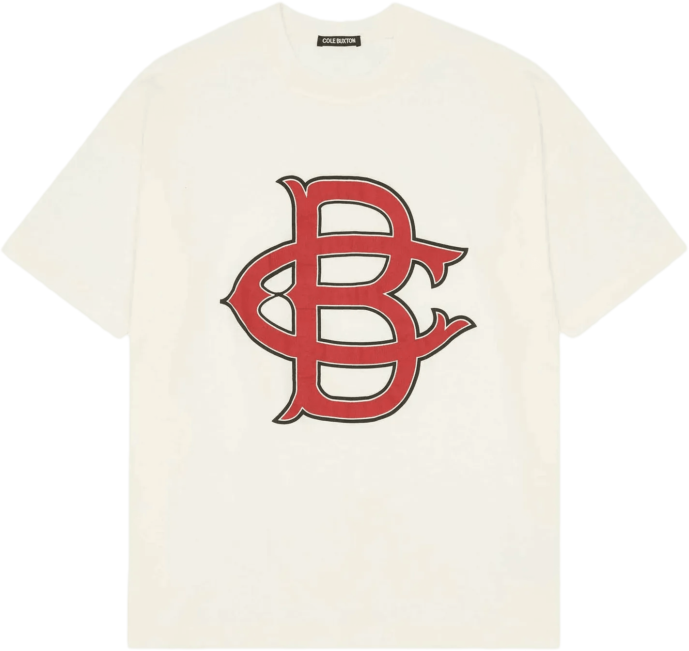 Cole Buxton CB BASEBALL T-SHIRT Vintage White