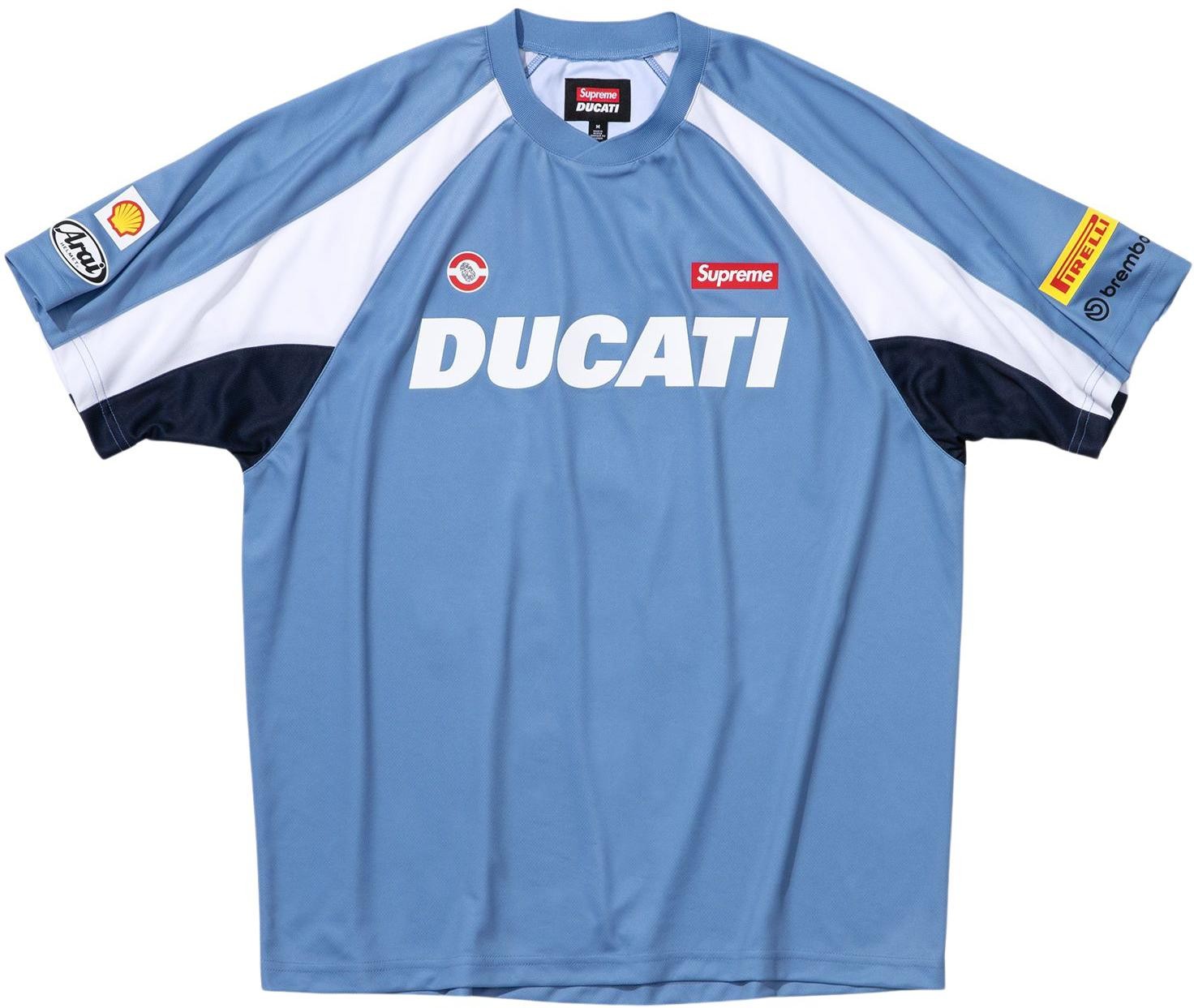 Supreme Ducati Soccer Jersey Blue