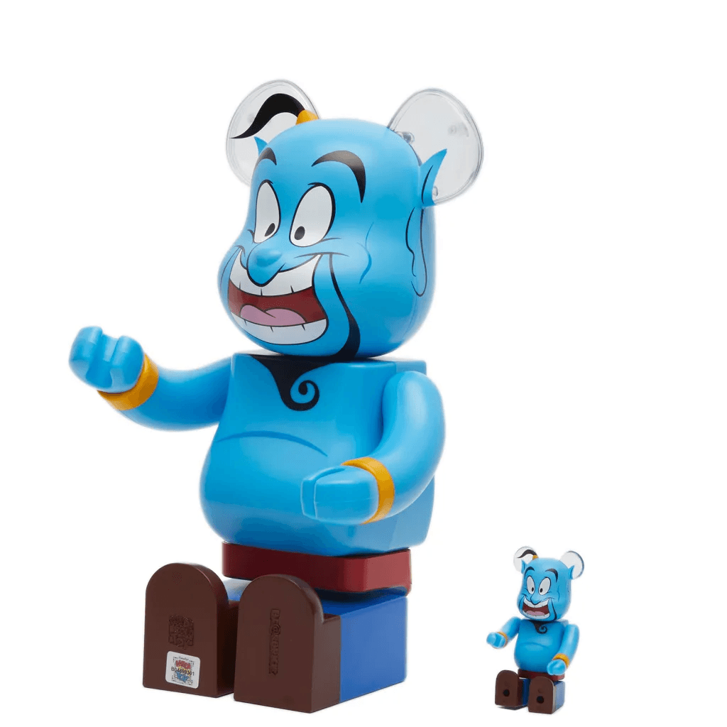 Bearbrick Disney Aladdin Genie 100% & 400% Set